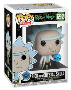 FUNKO POP Rick and Morty Rick w Crystal Skull 692